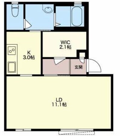 アバンダント七福の物件間取画像